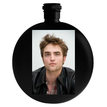 Robert Pattinson Round Flask