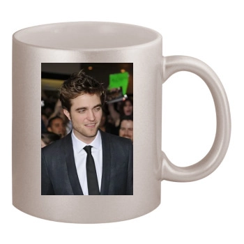 Robert Pattinson 11oz Metallic Silver Mug