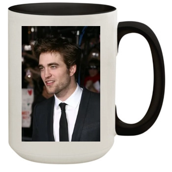 Robert Pattinson 15oz Colored Inner & Handle Mug