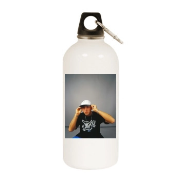 Eminem White Water Bottle With Carabiner