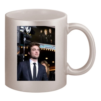 Robert Pattinson 11oz Metallic Silver Mug