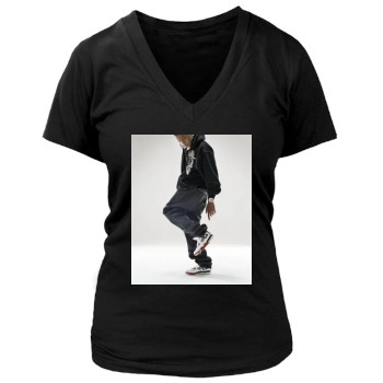 Jay-Z Women's Deep V-Neck TShirt