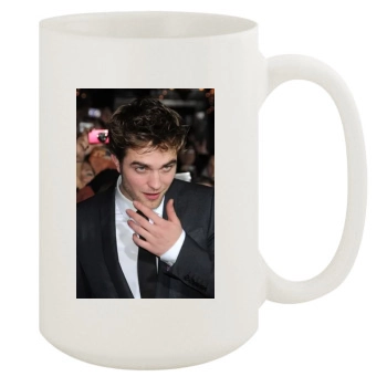 Robert Pattinson 15oz White Mug