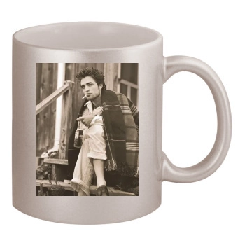 Robert Pattinson 11oz Metallic Silver Mug