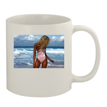 Natalie Jayne Roser 11oz White Mug