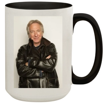 Alan Rickman 15oz Colored Inner & Handle Mug