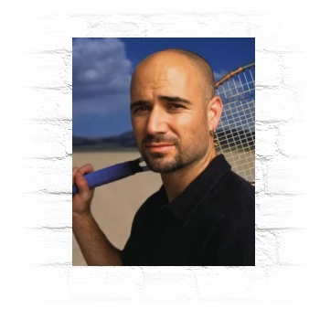 Andre Agassi Metal Wall Art