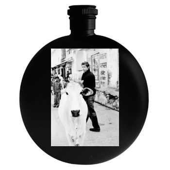 Brad Pitt Round Flask