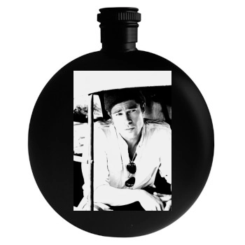 Brad Pitt Round Flask