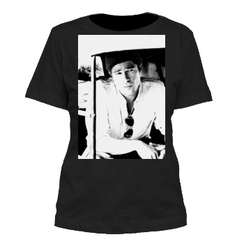 Brad Pitt Women's Cut T-Shirt