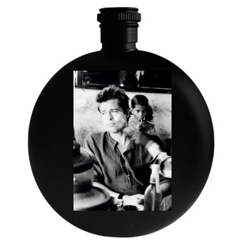 Brad Pitt Round Flask