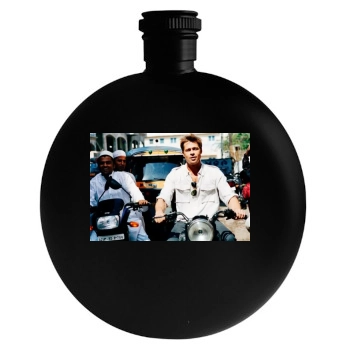 Brad Pitt Round Flask