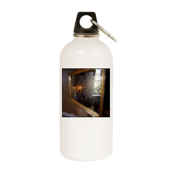 Bruce Springsteen White Water Bottle With Carabiner