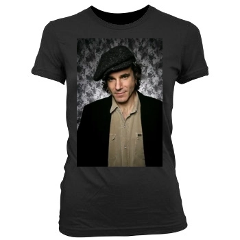 Daniel Day Lewis Women's Junior Cut Crewneck T-Shirt