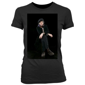 Daniel Day Lewis Women's Junior Cut Crewneck T-Shirt