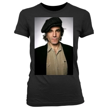 Daniel Day Lewis Women's Junior Cut Crewneck T-Shirt