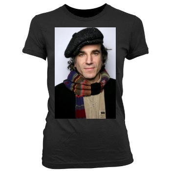 Daniel Day Lewis Women's Junior Cut Crewneck T-Shirt