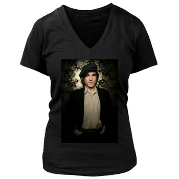 Daniel Day Lewis Women's Deep V-Neck TShirt