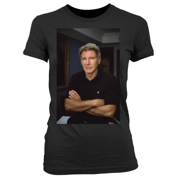 Harrison Ford Women's Junior Cut Crewneck T-Shirt