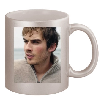 Ian Somerhalder 11oz Metallic Silver Mug