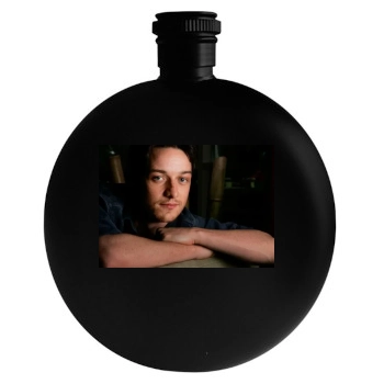 James Mcavoy Round Flask