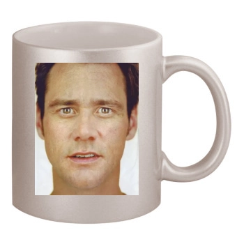 Jim Carrey 11oz Metallic Silver Mug