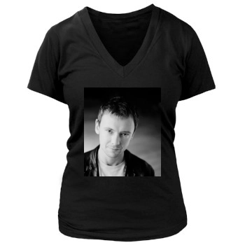 John Simm Women's Deep V-Neck TShirt