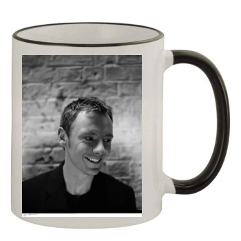 John Simm 11oz Colored Rim & Handle Mug