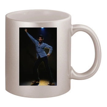 John Travolta 11oz Metallic Silver Mug