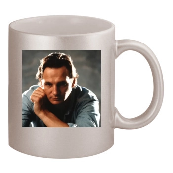 Liam Neeson 11oz Metallic Silver Mug