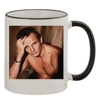 Liam Neeson 11oz Colored Rim & Handle Mug
