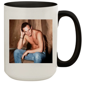 Liam Neeson 15oz Colored Inner & Handle Mug