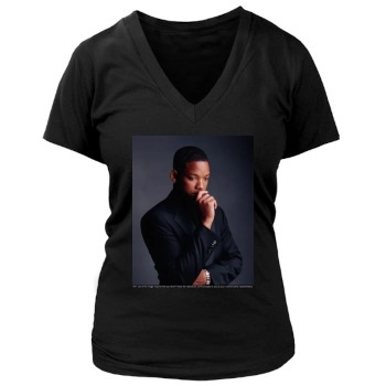 Will Smith Women's Deep V-Neck TShirt