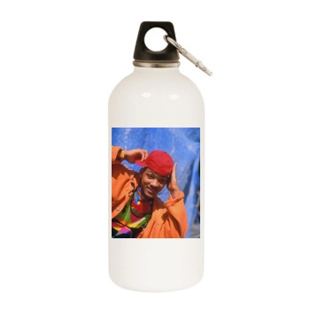 Will Smith White Water Bottle With Carabiner