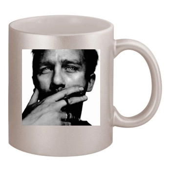 Daniel Craig 11oz Metallic Silver Mug