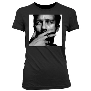 Daniel Craig Women's Junior Cut Crewneck T-Shirt