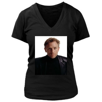 Daniel Craig Women's Deep V-Neck TShirt