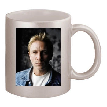 Daniel Craig 11oz Metallic Silver Mug