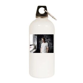 Daniel Craig White Water Bottle With Carabiner