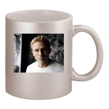 Daniel Craig 11oz Metallic Silver Mug