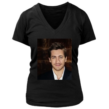 Jake Gyllenhaal Women's Deep V-Neck TShirt