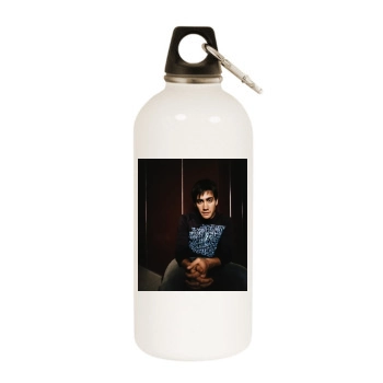 Jake Gyllenhaal White Water Bottle With Carabiner