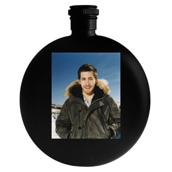 Jake Gyllenhaal Round Flask