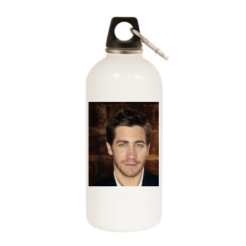 Jake Gyllenhaal White Water Bottle With Carabiner