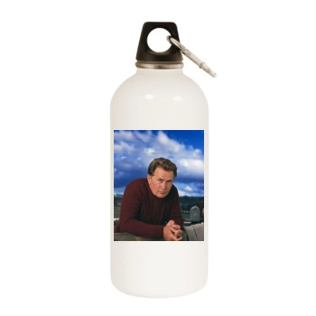 Martin Sheen White Water Bottle With Carabiner