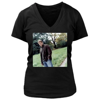 Sean Bean Women's Deep V-Neck TShirt