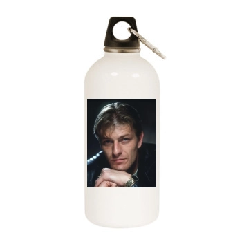 Sean Bean White Water Bottle With Carabiner