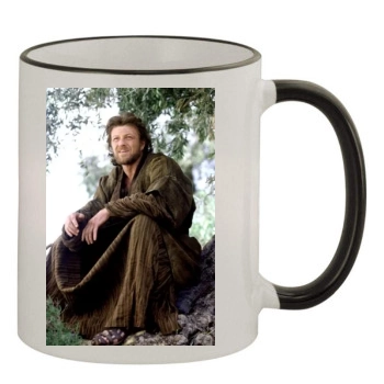 Sean Bean 11oz Colored Rim & Handle Mug