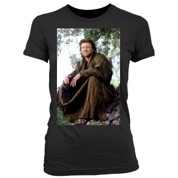 Sean Bean Women's Junior Cut Crewneck T-Shirt