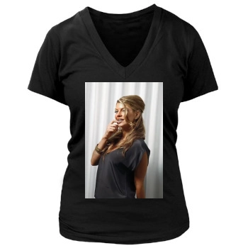 Fergie Women's Deep V-Neck TShirt